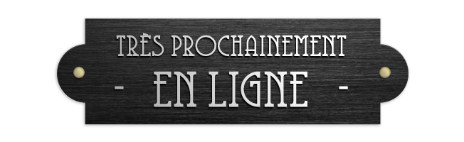 Tr&egrave;s prochainement en ligne